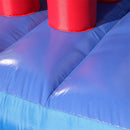 GAOMON Inflatable Castle Water Slide Bouncer Without Fan with Nozzle Arch 4.3x4x2.05m
