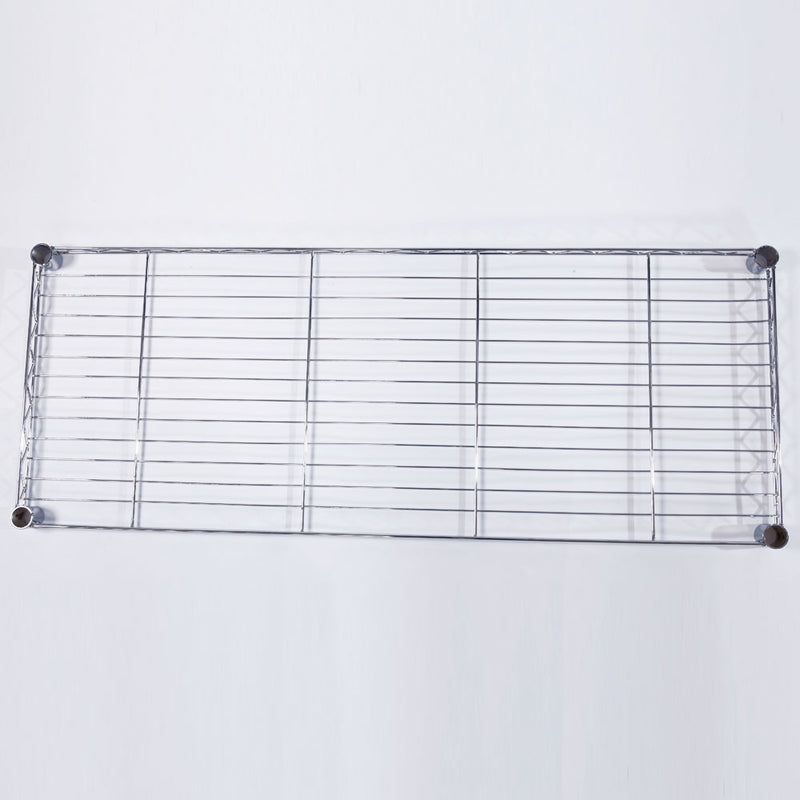GAOMON 5-Layer Iron Shelf with 1.5" Smooth Wheels Chrome Plated Storage Rack Organizer