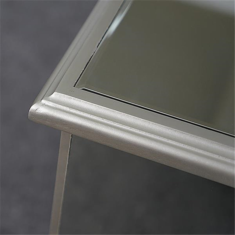 GAOMON Mirrored Desk Vanity Table With 5 Drawers For Home Bedroom Storage