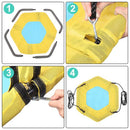 GAOMON Hexagonal Swing Diameter 100cm 2 Hooks Removable Swing Toy