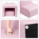 GAOMON Single Kids Sofa 2-in-1 Rectangular 49*32*39cm Modern Pink