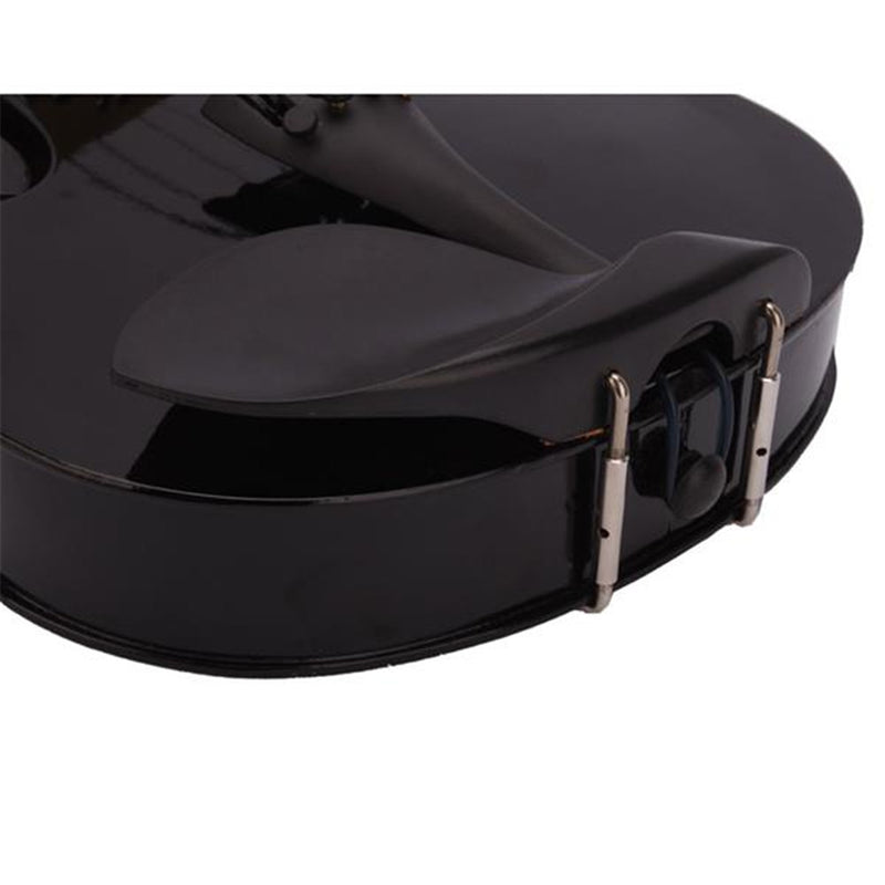 GAOMON 1 Set Pine 4/4 Solid Wood Acoustic Violin Case Bow Rosin Black