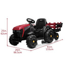 GAOMON LEADZM Agricultural Vehicle Toys with Rear Bucket Red