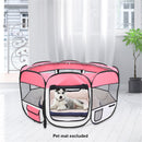 GAOMON Pet Playpen 36 Inch Portable Foldable Fence Pink