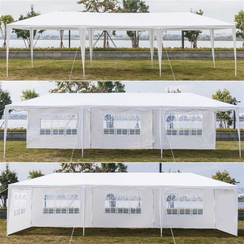 GAOMON Waterproof Tent with Spiral Tubes Five Sides Assembled Tent 3x9m