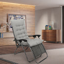 GAOMON Folding Chair Cushion Portable Comfortable 124x48x8cm Grey