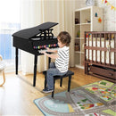 GAOMON Children 30-key Wooden Piano with Music Stand Mechanical Sound Black