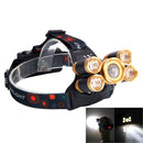 GAOMON 90 Degree Adjustable Rechargeable Headlamp Flashlight Black