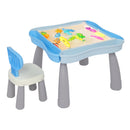 GAOMON Kids Activity Table Set Building Block Table with Chair