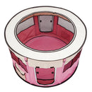 GAOMON 40inch Folding Pet Game Fence Tent Portable Round Dog House Cat Nest Bed Pink