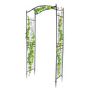 GAOMON Iron Arch Rust-Resistant Plant Climbing Frame with Bridge Roof