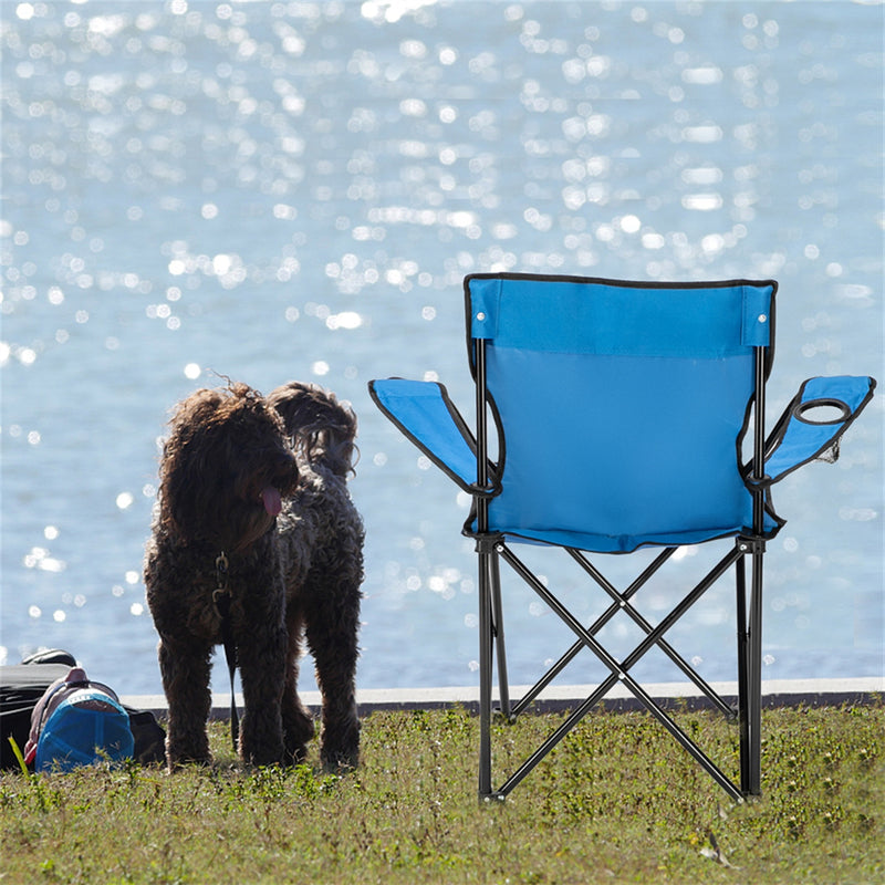 GAOMON Camping Chair Small Simple Foldable Chair 80x50x50 Blue
