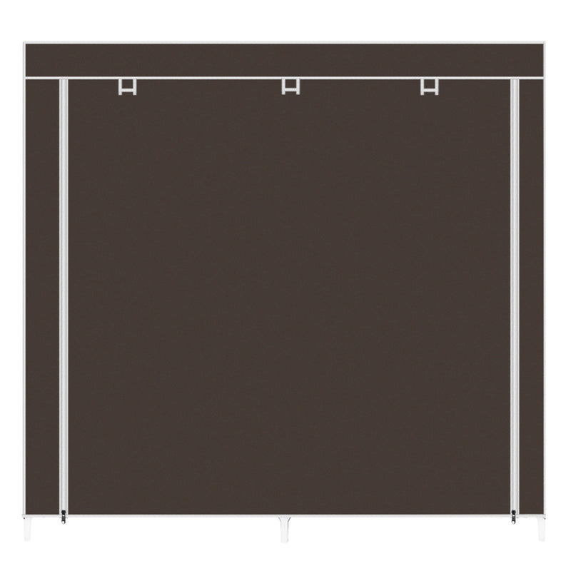 GAOMON 7 Layers 14 Grids Shoe Rack Cabinet 110*28*115cm Storage Dark Brown