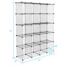 GAOMON Diy 20-cube Storage Rack Multifunctional Unit Modular Organizer