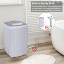 ZOKOP 10lbs Washing Machine Low Noise High Power Semi-automatic Grey