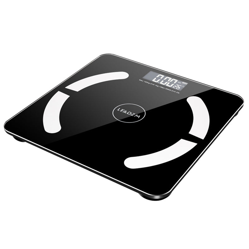 GAOMON Body Fat Scale Bluetooth 180kg Capacity Black