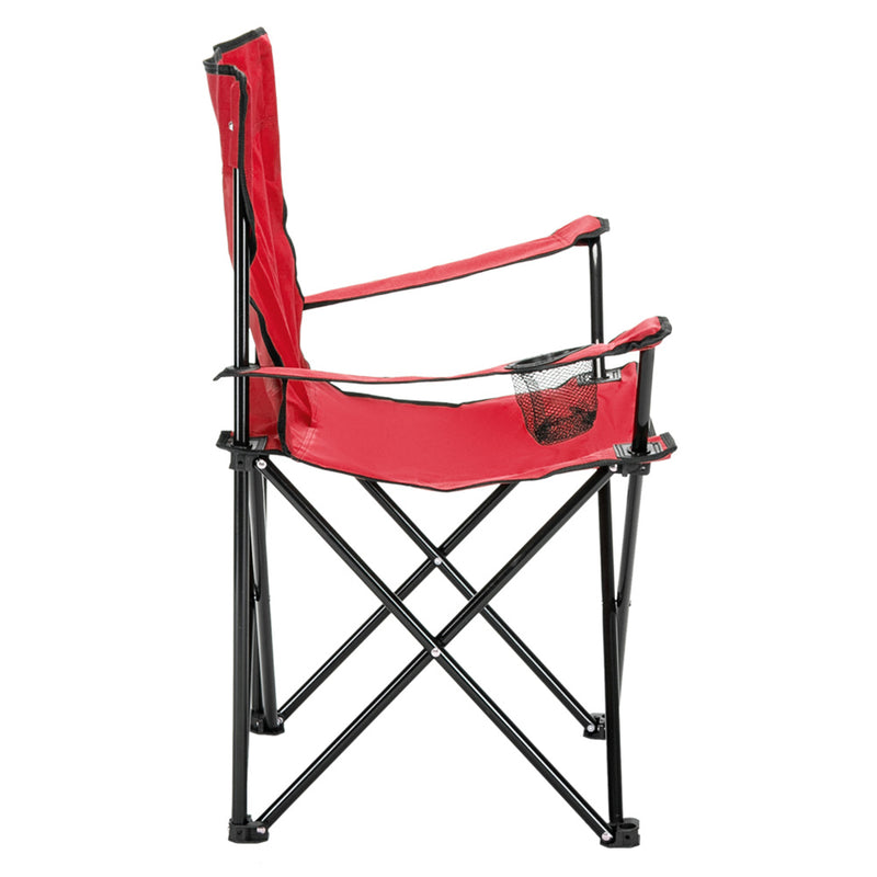 GAOMON Camping Chair Small Simple Foldable Chair 80x50x50cm Red