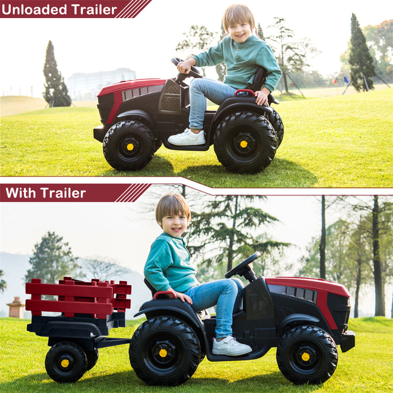GAOMON LEADZM Agricultural Vehicle Toys with Rear Bucket Red