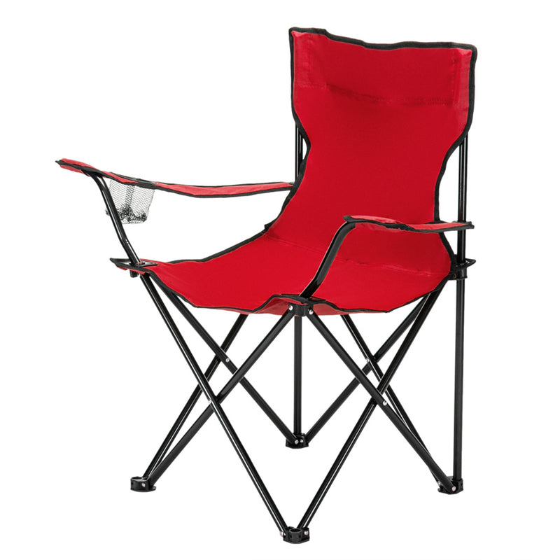 GAOMON Camping Chair Small Simple Foldable Chair 80x50x50cm Red