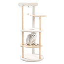 GAOMON Multi-layer Cat Tree Modern Cat Tower Cat Scratching Post Jumping Platform Plush Hanging Ball