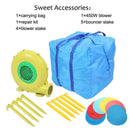 GAOMON Rocket Bounce House Inflatable Castle Jumping Surface Slide with Blower Summer Toys