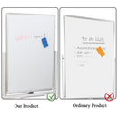 GAOMON 120x60cm Vertical Movable Double-sided Whiteboard with Stand Office Classroom White