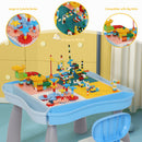 GAOMON Kids Activity Table Set Building Block Table with Chair