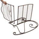 GAOMON Iron Wire Single Rocking Chair with Backrest Simple Classic Lightweight Chair