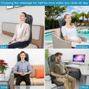 GAOMON 1 Set Massage Pad Fabric Three-inserts Massage Chair Pad Black