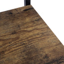 GAOMON 2-in-1 Coat Rack with 2 Layer Mesh Clothes Organizer with Hooks Brown