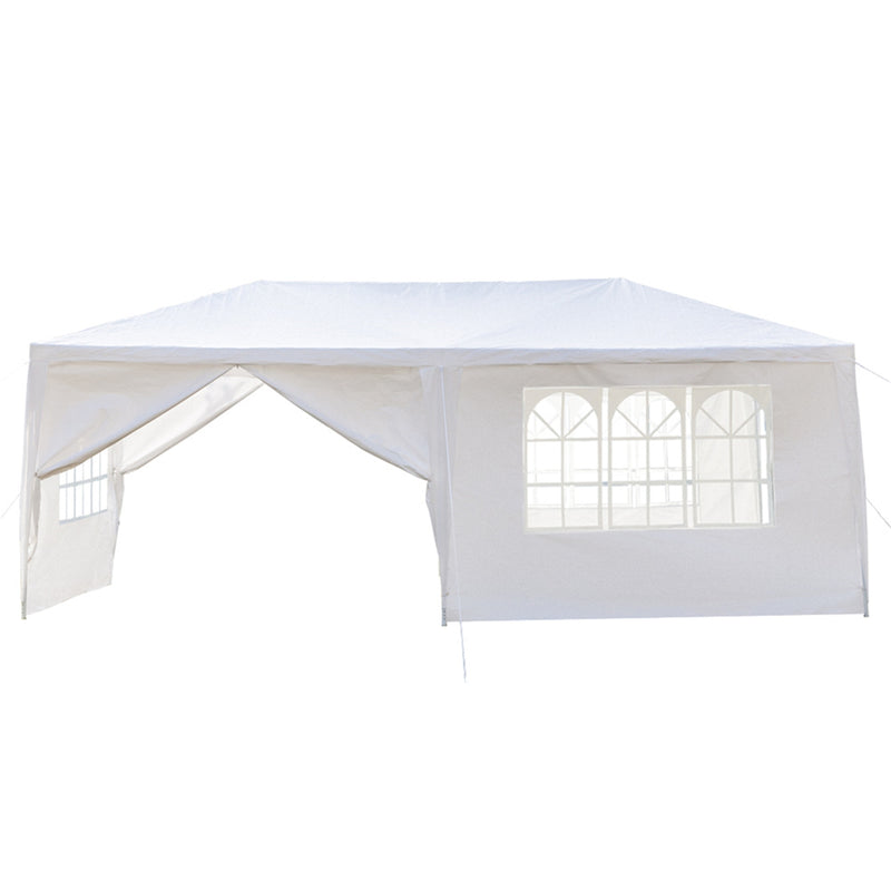 GAOMON 3x6m 6-sided 2 Doors Spiral Tube Pergola Waterproof Tent for Household Wedding Party