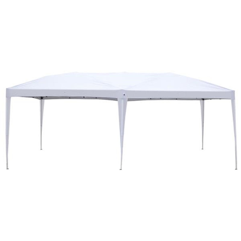GAOMON Portable Instant Open Canopy Shade Shelter 2 Door Gazebo Tent White