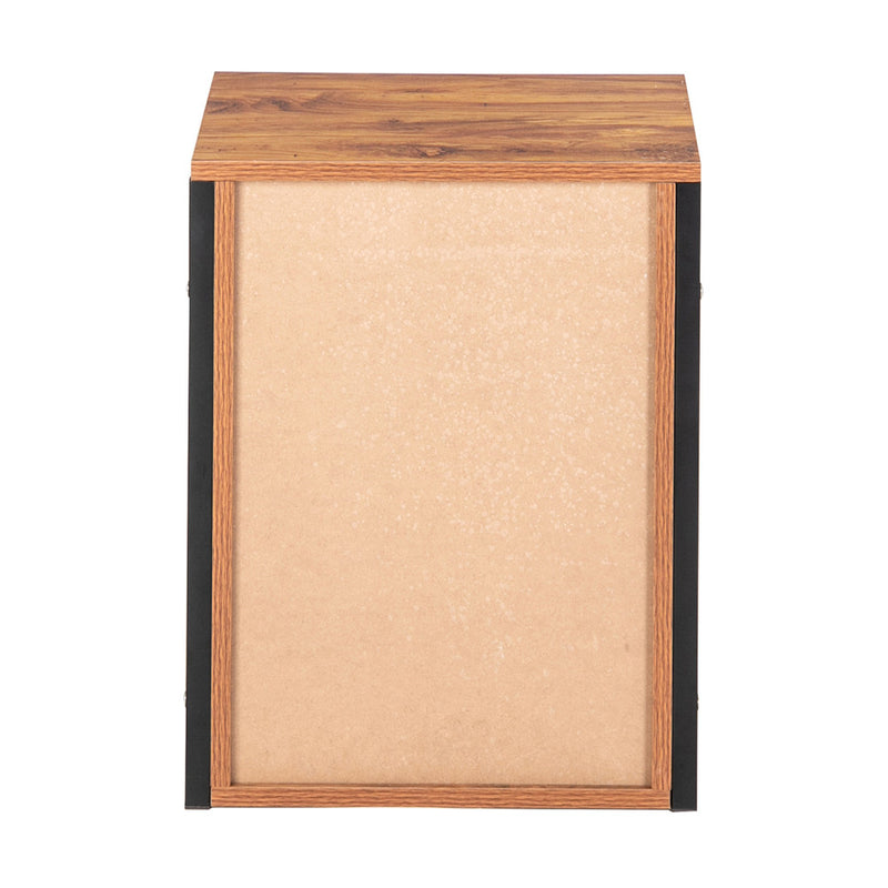 GAOMON Steel Frame Three-drawing Bedside Table Household Furniture for Living Room