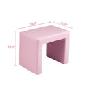 GAOMON Single Kids Sofa 2-in-1 Rectangular 49*32*39cm Modern Pink