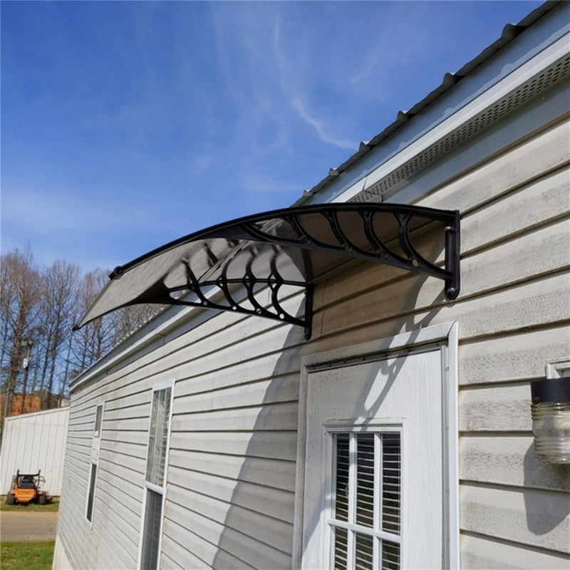 GAOMON Eaves Canopy 100*100 Roof Canopy Mini Rain Sun Shelter for Household Door Window