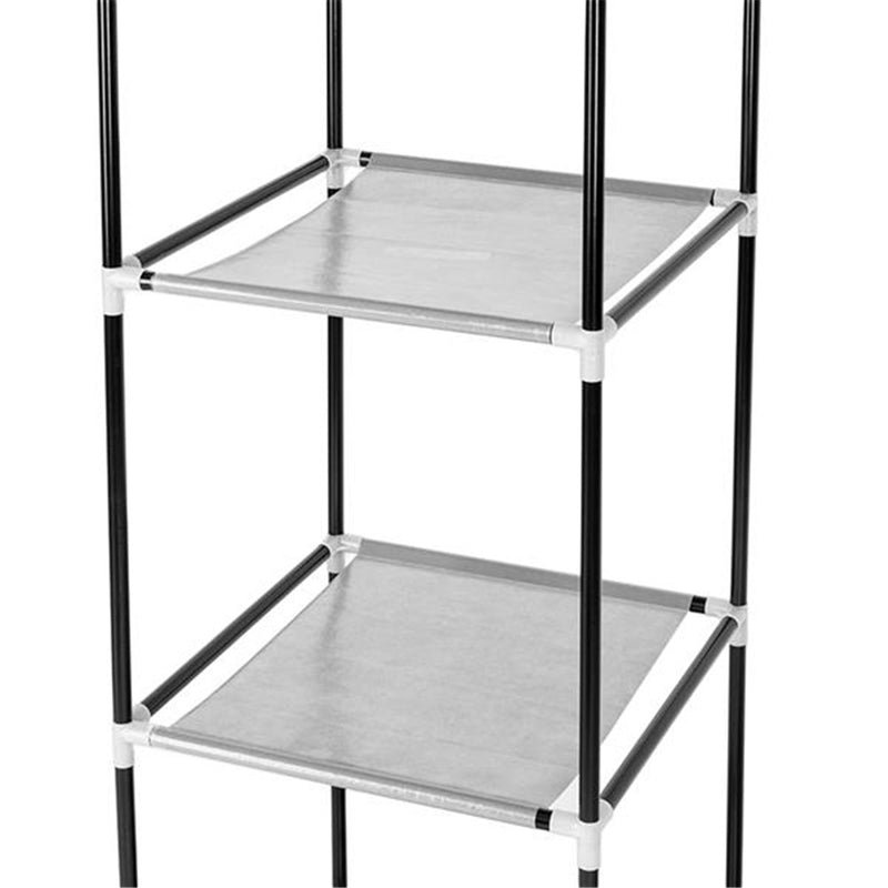 GAOMON 69" Clothing Organizer Wardrobe Storage Closet Clothes Portable Wardrobe Navy Blue