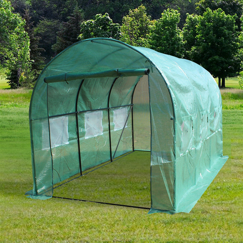 GAOMON 12′x7′x7′ Indoor Outdoor Greenhouse for Garden Patio Backyard Balcony Green