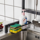 GAOMON Double Layer Bowl  Rack Shelf Dish Drainer 92cm Inner Length Kitchen Organizer Black