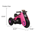 GAOMON Kids Electric Motorcycle 3 Wheels Double Drive 6V 4.5a.H Children Motorcycle without RC