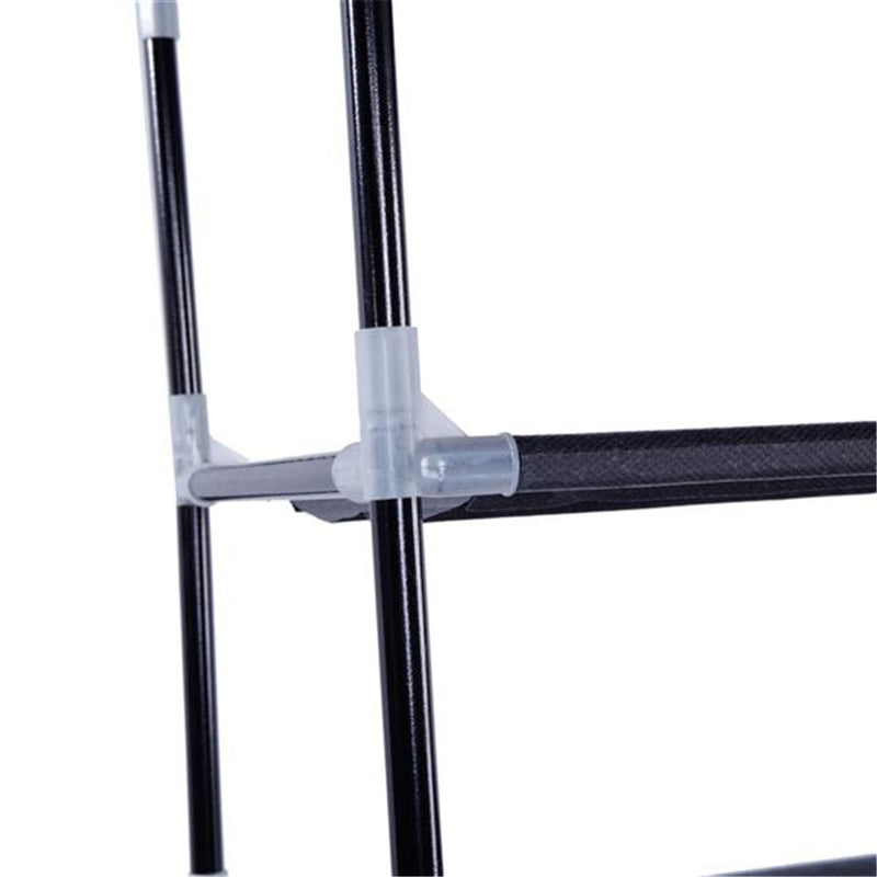 GAOMON 10 Tiers Shoe Rack Storage Cabinet for 50 Pairs Black