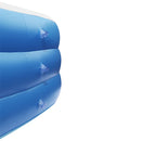GAOMON Inflatable Swimming Pool Wall Rectangle Summer Blow Up Swimming Pool 120x72x22inch Blue