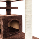 GAOMON Multi-level Cat Tree Condo Furniture Cat Climbing Frame Kittens Cats Pets Brown