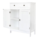 GAOMON Mdf Bathroom Cabinet with 2 Door Drawer Space-Saving Storage Cabinet