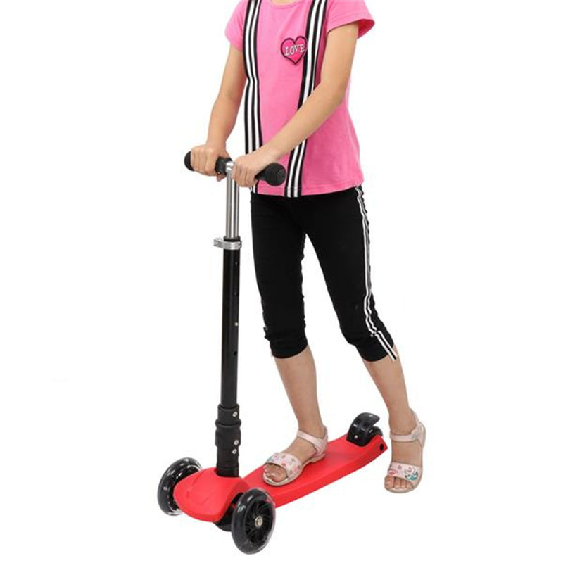 GAOMON 3-wheeled Toddler Kids Scooter Foldable Height Adjustable Red