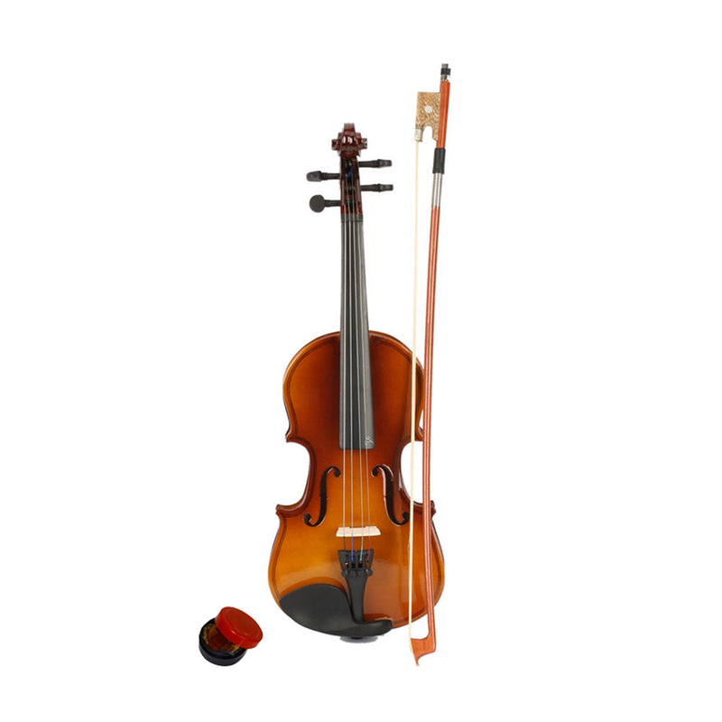 YIWA 1/8 Acoustic Violin With Box Bow Rosin Natural Violin