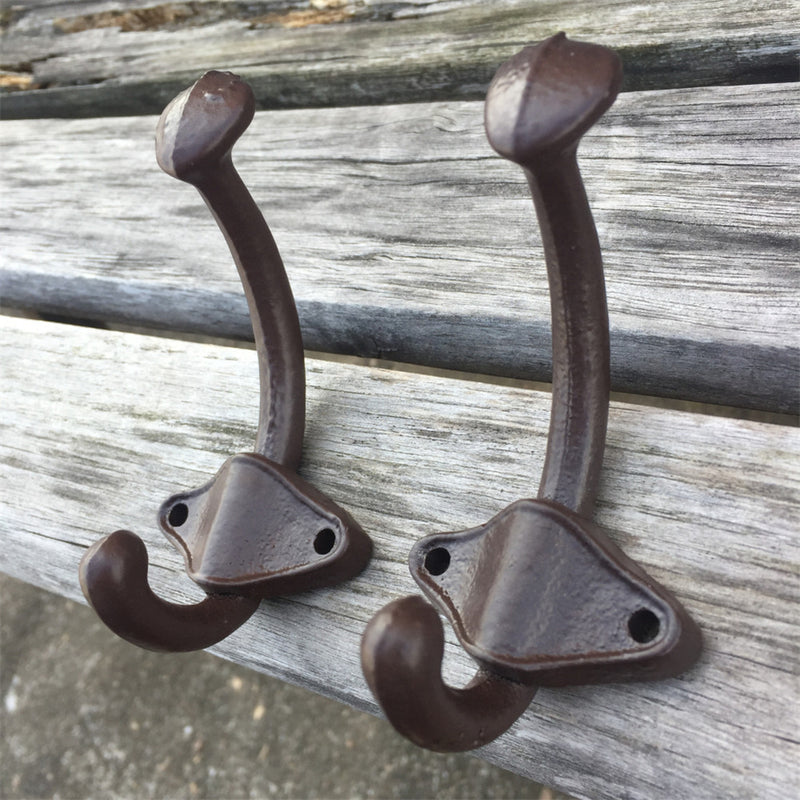 GAOMON 5pcs/set Hook Kit Wall-Mounted Hook Brown