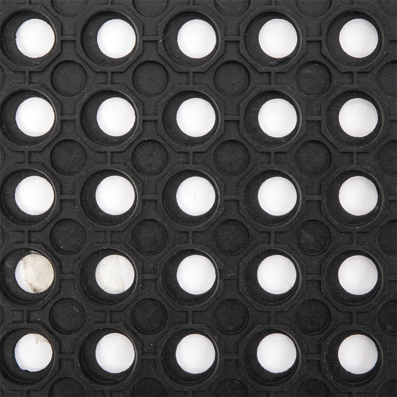 GAOMON Rubber Hexagonal Mat Waterproof Anti-Slip Floor Mat for Bars Kitchen Restaurants 60x90cm