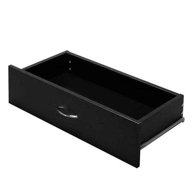 GAOMON 4-Drawer Wooden Dresser Storage Cabinets with Handles Black