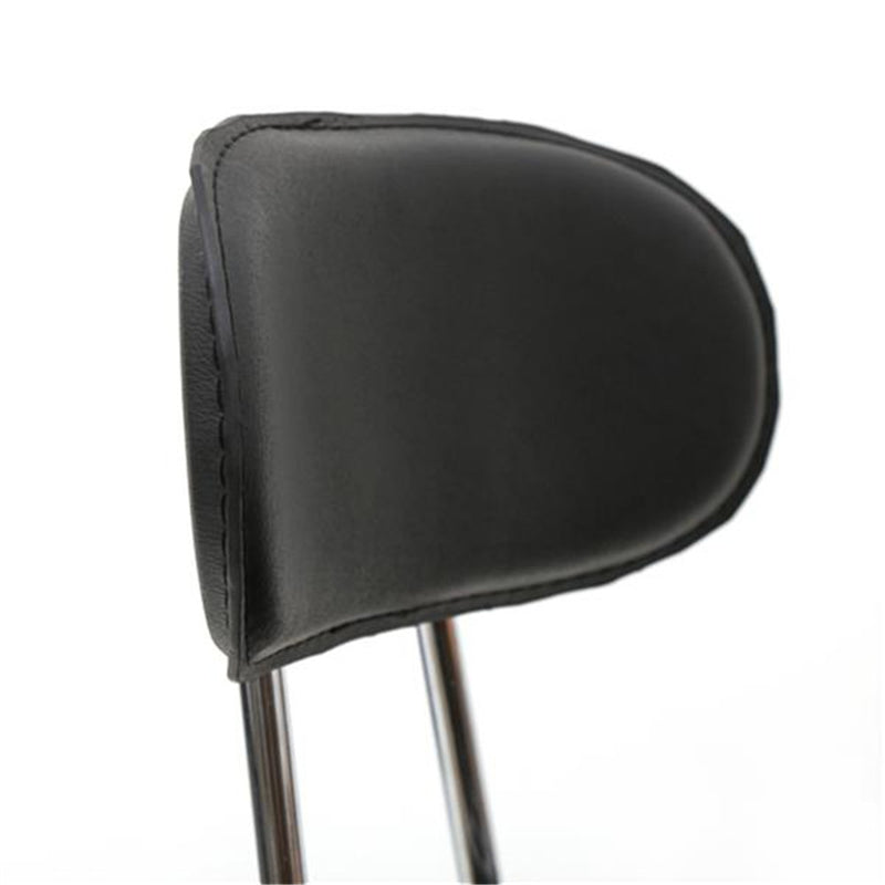 GAOMON Rolling Swivel PU Leather Salon Stool Office Chair with Back Support Black