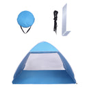 GAOMON Automatic Beach Tent Pop Up Waterproof Breathable Sun Umbrella Blue